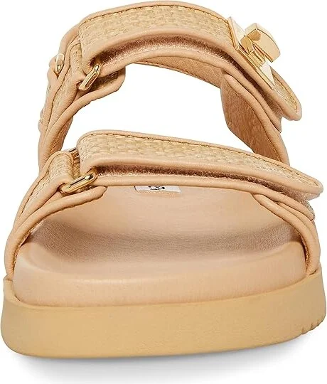 Steve Madden Mona Sandal Women's Shoes Raffia : 5.5 M, Leather - Image 5