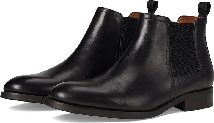 Steve Madden Montreaux Men's Boots Black : 9 D - Medium, Leather