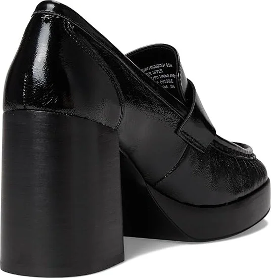 Steve Madden Munday High Women's Heels Black Leather : 11 M, Leather/Rubber - Image 4