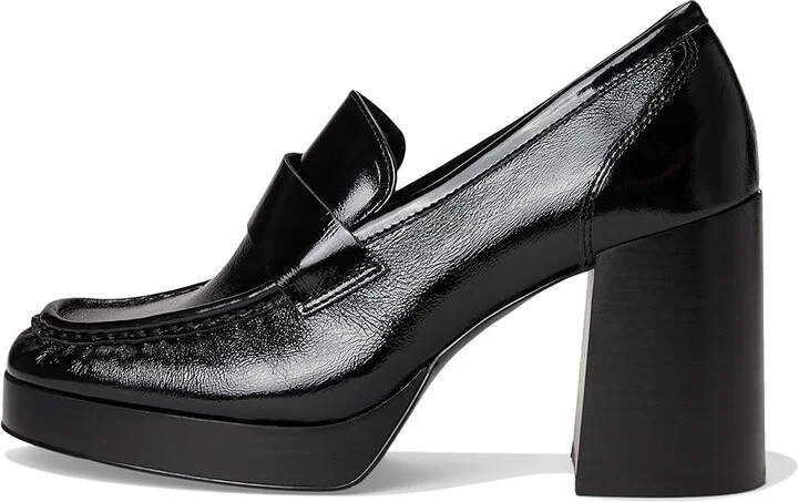 Steve Madden Munday High Women's Heels Black Leather : 11 M, Leather/Rubber - Image 6