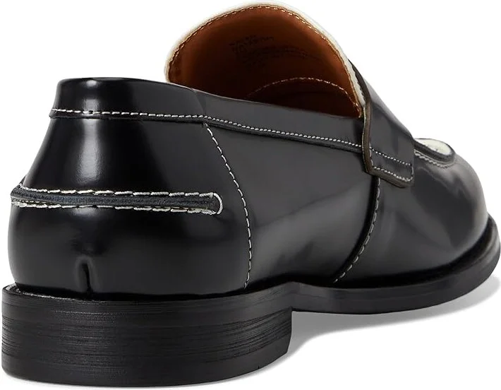 Steve Madden Natan Men's Lace Up Wing Tip Shoes Black/White : 10.5 D - Medium, Leather - Image 4