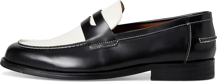 Steve Madden Natan Men's Lace Up Wing Tip Shoes Black/White : 10.5 D - Medium, Leather - Image 6