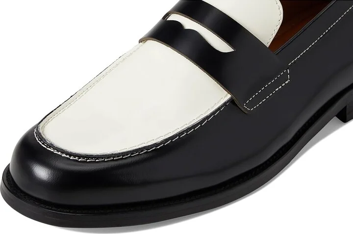 Steve Madden Natan Men's Lace Up Wing Tip Shoes Black/White : 10.5 D - Medium, Leather - Image 7