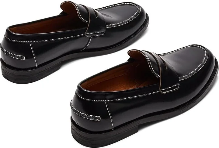 Steve Madden Natan Men's Lace Up Wing Tip Shoes Black/White : 10.5 D - Medium, Leather - Image 9