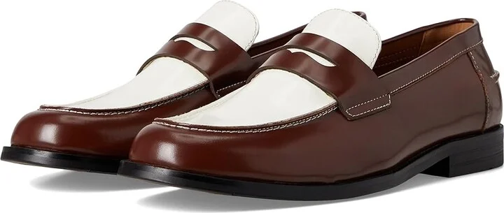 Brown,white
