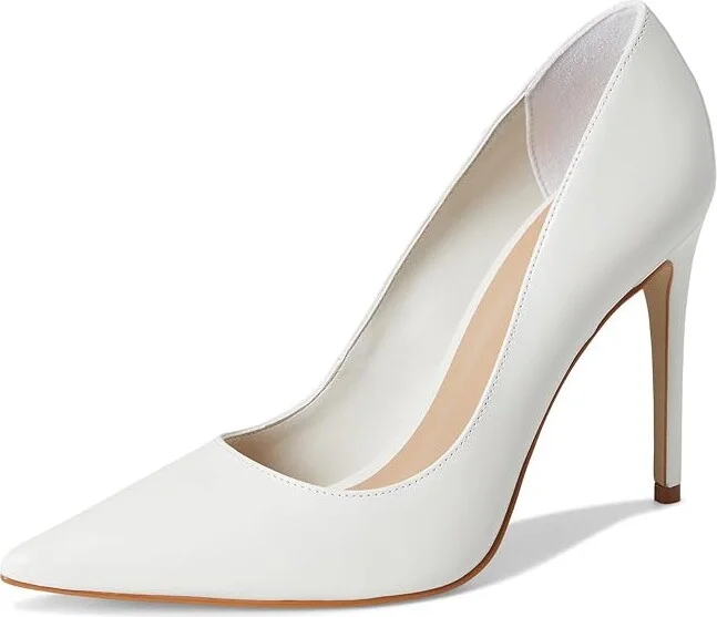 Steve Madden Noir Women's Shoes White Leather : 9.5 M - Image 5