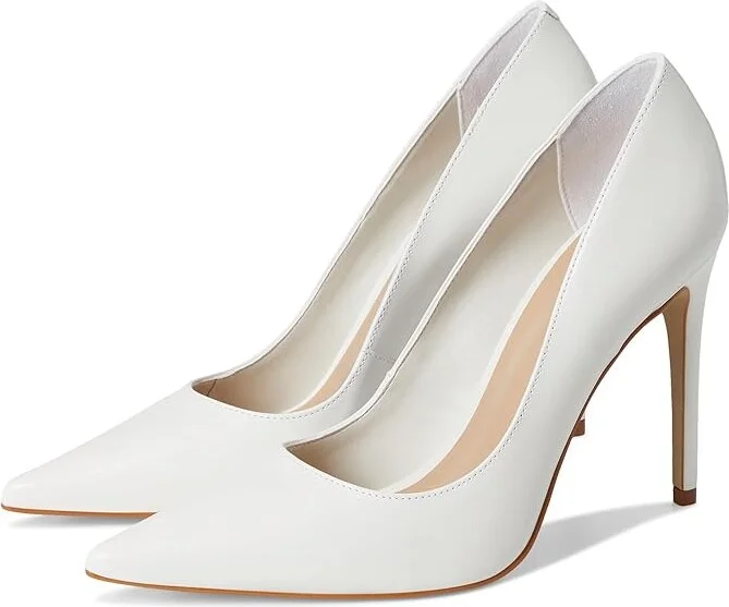 Steve Madden Noir Women's Shoes White Leather : 9.5 M