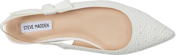 Steve Madden Olsen Women's Flat Shoes Pearl : 7 M, Leather - Image 2