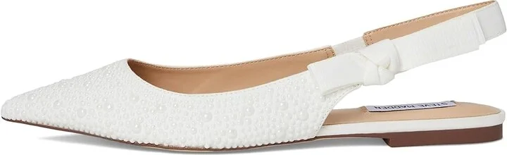 Steve Madden Olsen Women's Flat Shoes Pearl : 7 M, Leather - Image 6
