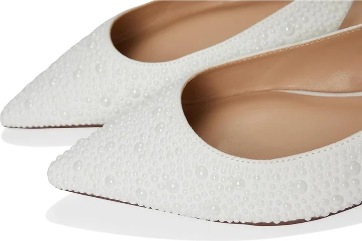 Steve Madden Olsen Women's Flat Shoes Pearl : 7 M, Leather - Image 7