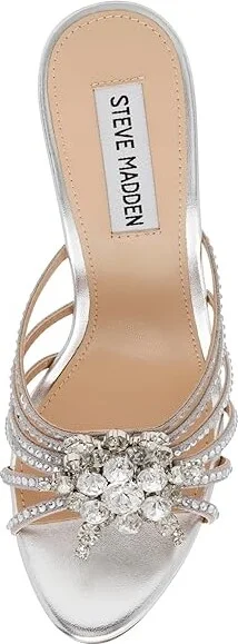 Steve Madden Pamola Women's Sandals Rhinestone : 8.5 M, Rubber - Image 2