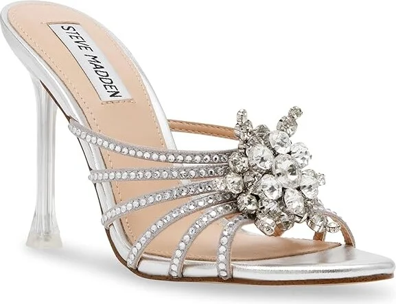 Steve Madden Pamola Women's Sandals Rhinestone : 8.5 M, Rubber