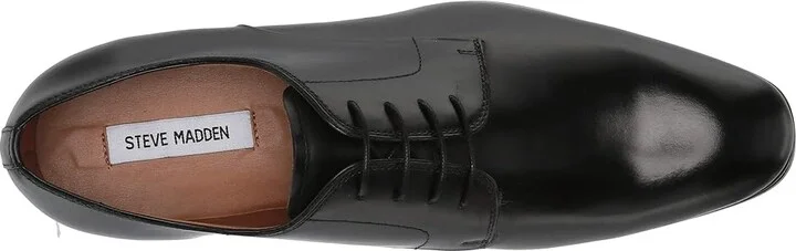 Steve Madden Parsens Men's Shoes Black Leather : 9.5 D - Medium - Image 3