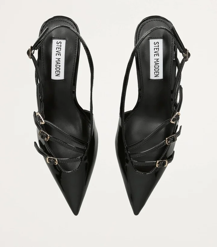 Steve Madden Patent Liana Slingback Pumps 60 - Image 4