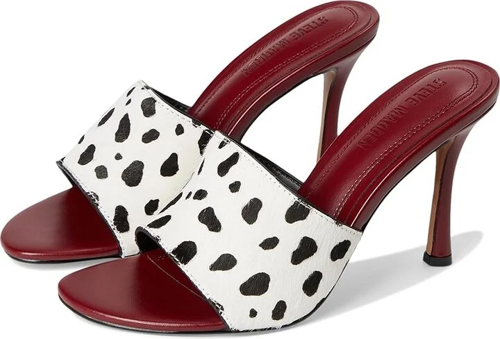 Steve Madden Paula Women's Shoes Dalmation : 8.5 M, Leather