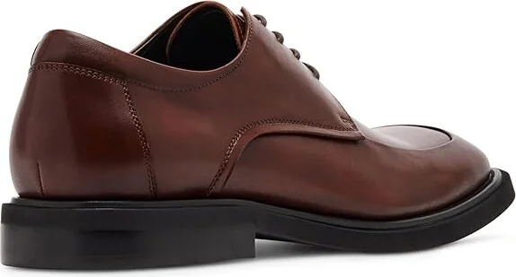Steve Madden Pippen Men's Lace Up Wing Tip Shoes Cognac : 11 D - Medium, Leather - Image 4
