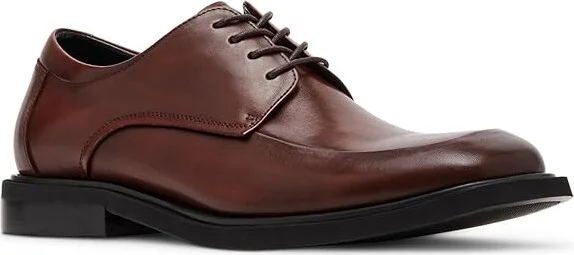Steve Madden Pippen Men's Lace Up Wing Tip Shoes Cognac : 11 D - Medium, Leather - Image 5