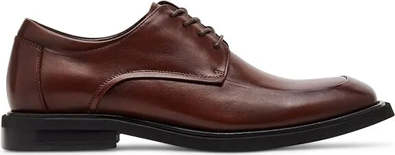 Steve Madden Pippen Men's Lace Up Wing Tip Shoes Cognac : 11 D - Medium, Leather - Image 6