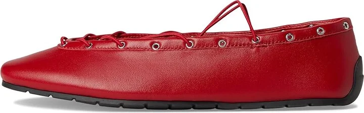 Steve Madden Pointe Women's Flat Shoes Red Leather : 6 M - Image 6