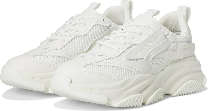 Steve Madden Possess Men's Shoes White 1 : 8 D - Medium, Textile/Synthetic