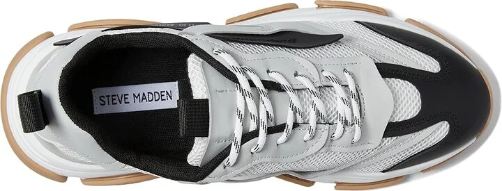 Steve Madden Possess Men's Shoes White : 7.5 D - Medium, Textile/Synthetic - Image 2
