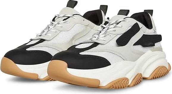 Steve Madden Possess Men's Shoes White : 7.5 D - Medium, Textile/Synthetic