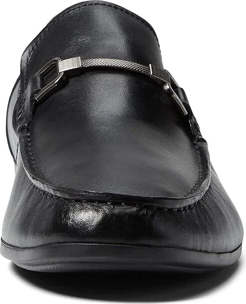 Steve Madden Privacy Men's Slip on Shoes Black Leather : 7 D - Medium - Image 2