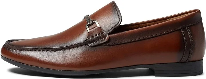 Steve Madden Privacy Men's Slip on Shoes Cognac Leather : 7 D - Medium - Image 5