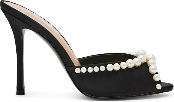 Steve Madden Priya Women's Sandals Black Satin : 7.5 M - Image 6