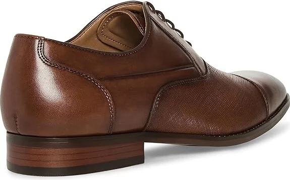 Steve Madden Proctr Oxford Men's Shoes Tan Leather : 8.5 D - Medium - Image 5