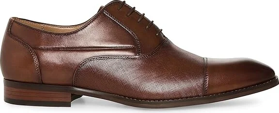 Steve Madden Proctr Oxford Men's Shoes Tan Leather : 8.5 D - Medium - Image 7