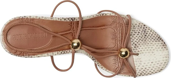 Steve Madden Ramos Women's Sandals Natural Snake : 10 M, Synthetic - Image 2