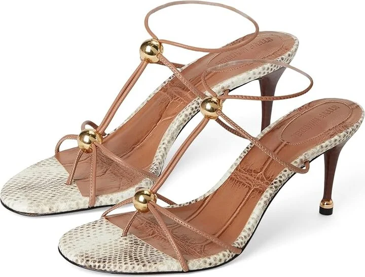 Steve Madden Ramos Women's Sandals Natural Snake : 10 M, Synthetic
