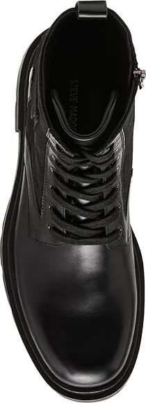 Steve Madden Reacher Men's Boots Black : 7.5 D - Medium, Leather/Rubber - Image 2