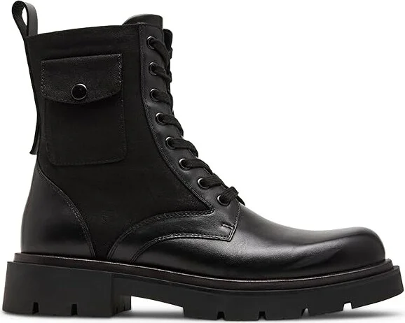 Steve Madden Reacher Men's Boots Black : 7.5 D - Medium, Leather/Rubber - Image 7