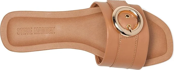 Steve Madden Reef Women's Sandals Tan Leather : 9 M - Image 2