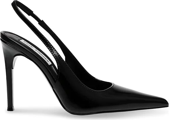 Steve Madden Reyes High Women's Heels Black Box : 9 M, Leather - Image 6