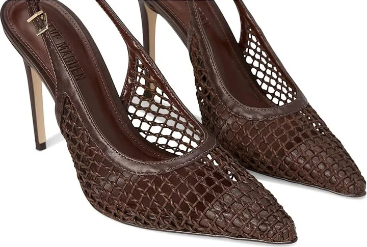 Steve Madden Reyes High Women's Heels Brown : 8.5 M, Leather - Image 7