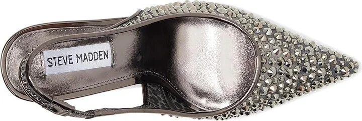 Steve Madden Reyes High Women's Heels Pewter : 7 M, Leather - Image 2