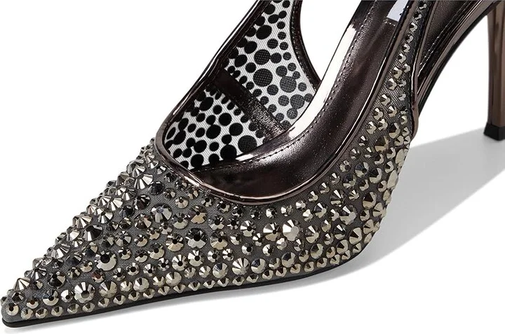Steve Madden Reyes High Women's Heels Pewter : 7 M, Leather - Image 7