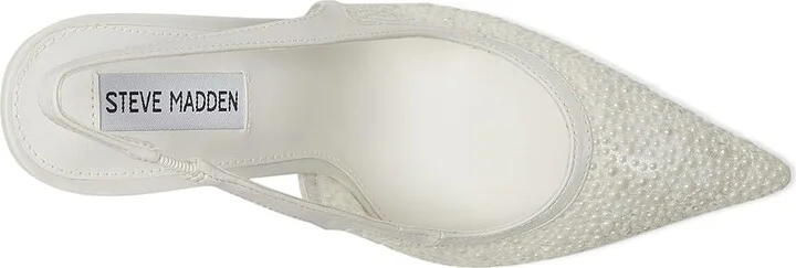 Steve Madden Reyes High Women's Heels White : 8 M, Leather - Image 2