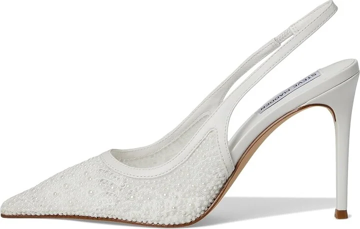 Steve Madden Reyes High Women's Heels White : 8 M, Leather - Image 6