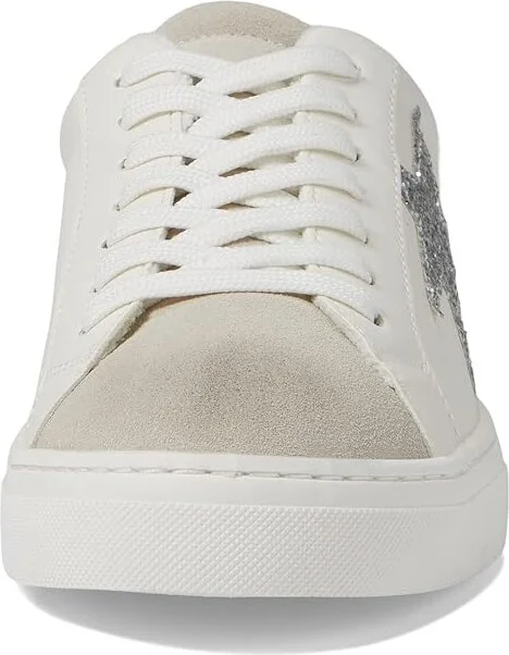 Steve Madden Rezume Sneaker Women's Shoes Silver Glitter : 8.5 M, Leather - Image 5