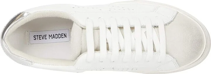 Steve Madden Rezume Sneaker Women's Shoes White : 5.5 M, Leather - Image 2