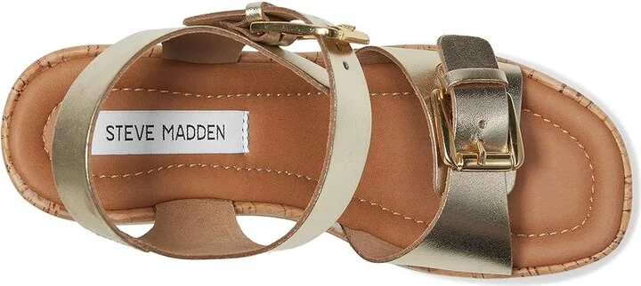 Steve Madden River Women's Sandals Bone Leather : 10 M, Leather/Rubber - Image 8
