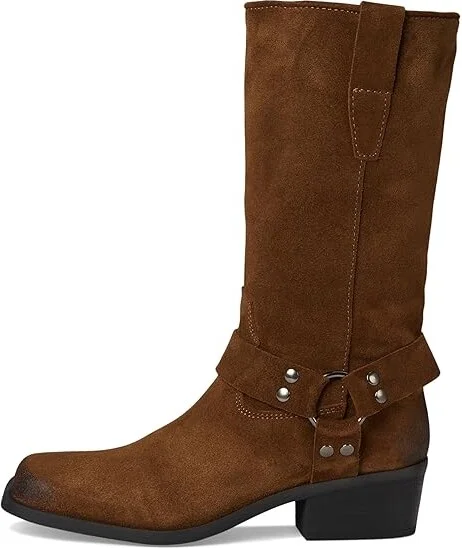 Steve Madden Ruskin Women's Boots Chestnut Suede : 7.5 M - Image 6