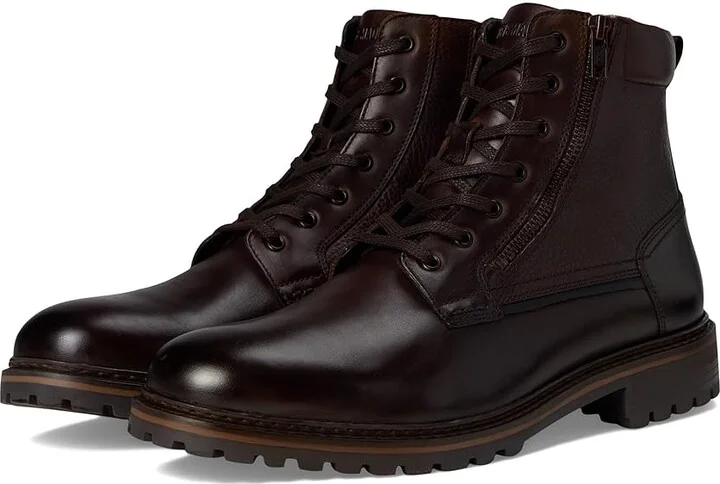 Steve Madden Rydder Men's Boots Brown : 10 D - Medium, Leather/Rubber