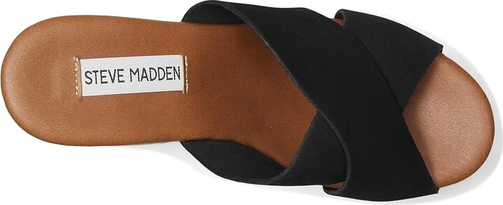 Steve Madden Saffron High Women's Heels Black Suede : 8 M - Image 2
