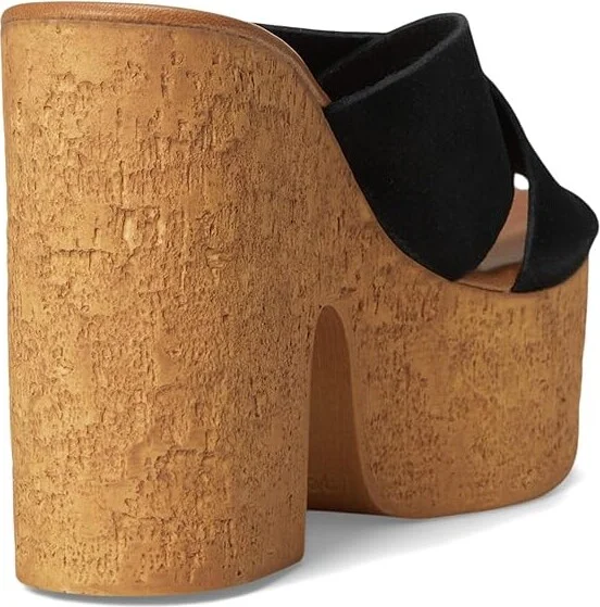 Steve Madden Saffron High Women's Heels Black Suede : 8 M - Image 4