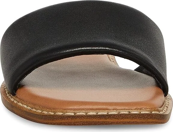 Steve Madden Sandra Sandal Women's Sandals Black Leather : 6 M - Image 5